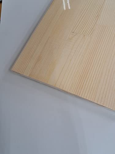 FUKUOKAKOSAN パイン集成材 片面R加工長さ910mmx横幅450mmx厚み18mm FK138